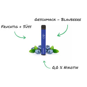 elfbar ohne nikotin - blaubeere