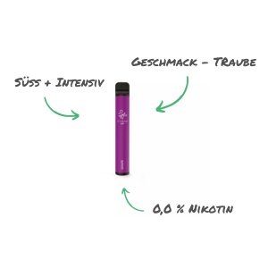 elfbar ohne nikotin - traube