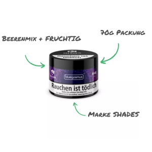 Shades-bluegasmus-70g