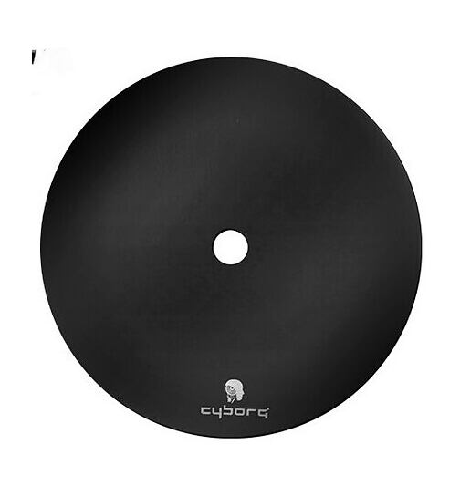 Cyborg Hookah - Kohleteller Glatt Black 20cm