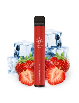 Elf Bar 600 Einweg Vape Nikotinfrei - Strawberry Ice