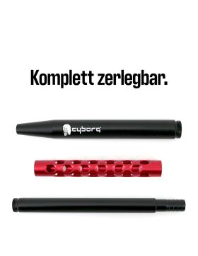 Cyborg Hookah Mundst&uuml;ck BOMBO + Silikonschlauch Set