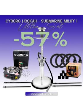 Cyborg Hookah - Submarine Milky-1 Ultra Set