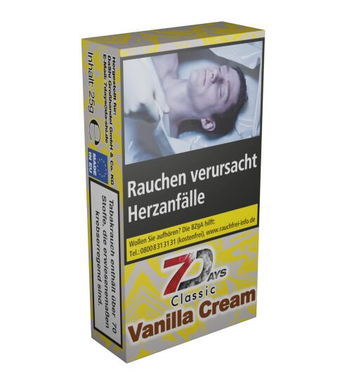 7Days Classic Tabak 25g - Vanilla Cream