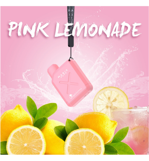 Magic Puff X Dschinni Einweg Vape - Pink Lemonade