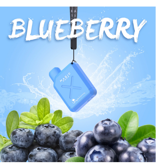 Magic Puff X Dschinni Einweg Vape - Blueberry