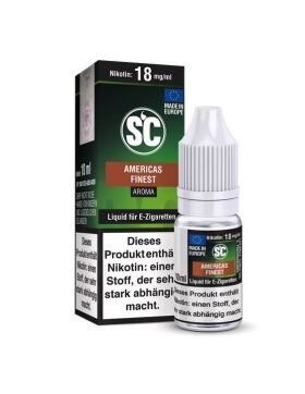 SC Liquids 10ml - 0mg - Americans Finest Tabak