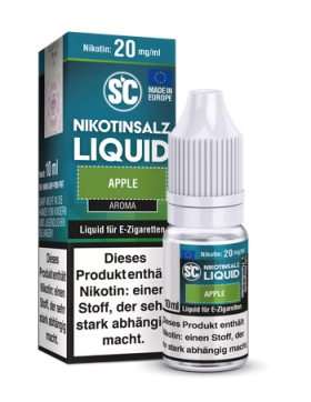 SC Nikotinsalz Liquid 10ml - 10mg - Apple