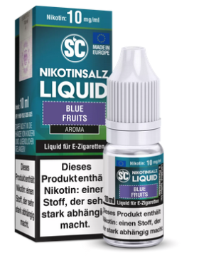 SC Nikotinsalz Liquid 10ml - 10mg - Blue Fruits