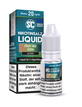 SC Nikotinsalz Liquid 10ml - 10mg - Fruit Mix Soda