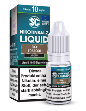 SC Nikotinsalz Liquid 10ml - 10mg - RY4 Tobacco