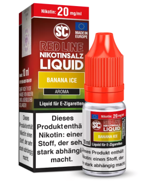 SC Red Line Nikotinsalz Liquid 10ml - 20mg - Banana Ice
