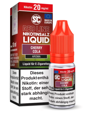 SC Red Line Nikotinsalz Liquid 10ml - 20mg - Cherry Cola