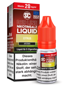 SC Red Line Nikotinsalz Liquid 10ml - 10mg - Citrus