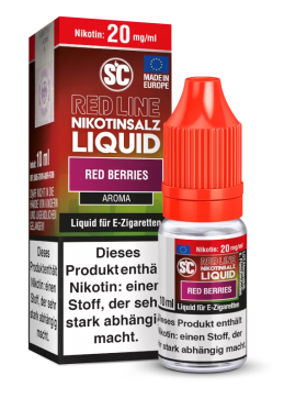 SC Red Line Nikotinsalz Liquid 10ml - 10mg - Red Berries