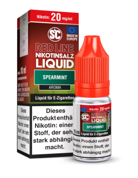 SC Red Line Nikotinsalz Liquid 10ml - 20mg - Spearmint