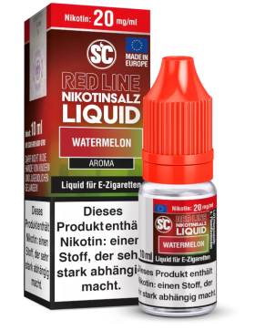 SC Red Line Nikotinsalz Liquid 10ml - 10mg - Watermelon