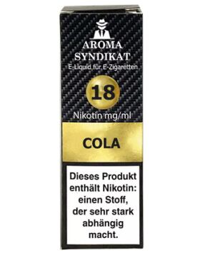 Aroma Syndikat Nikotinsalz Liquid 10ml - Cola 18mg