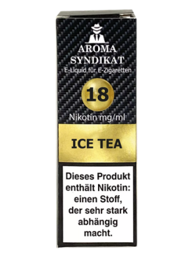 Aroma Syndikat Nikotinsalz Liquid 10ml - 18mg - Ice Tea