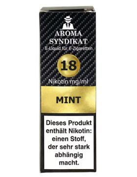 Aroma Syndikat Nikotinsalz Liquid 10ml - Mint 18mg