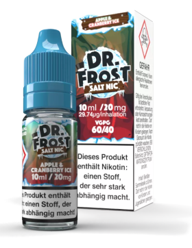 Dr. Frost Nikotinsalz Liquid 10ml - 20mg - Apple Cranberry Ice