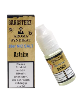 Gangsterz Nikotinsalz Liquid 10ml - 18mg - Astaire