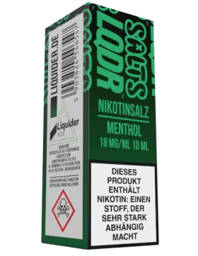 Liquider Nikotinsalz Liquid 10ml - 18mg - Menthol