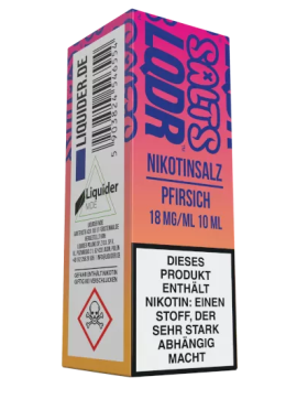 Liquider Nikotinsalz Liquid 10ml - 18mg - Pfirsich