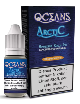 Oceans Nikotinsalz Liquid 10ml - 10mg - Arctic