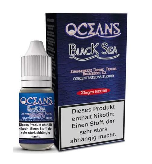 Oceans Nikotinsalz Liquid 10ml - 10mg - Black Sea