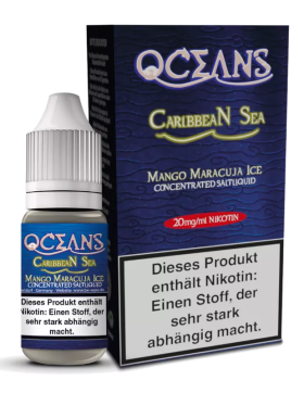Oceans Nikotinsalz Liquid 10ml - 10mg - Caribbean Sea