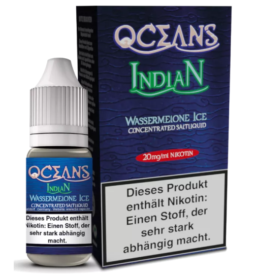 Oceans Nikotinsalz Liquid 10ml - 10mg - Indian