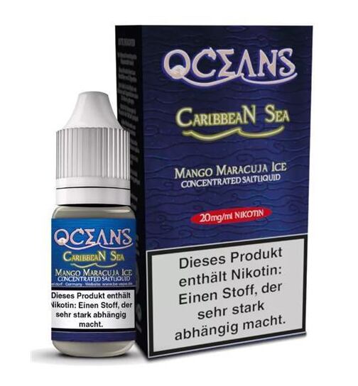 Oceans Nikotinsalz Liquid 10ml - 20mg - Caribbean Sea