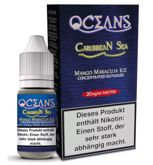 Oceans Nikotinsalz Liquid 10ml - 20mg - Caribbean Sea