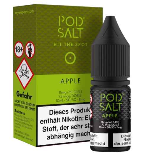 Pod Salt Nikotinsalz Liquid 10ml 20mg - Apple
