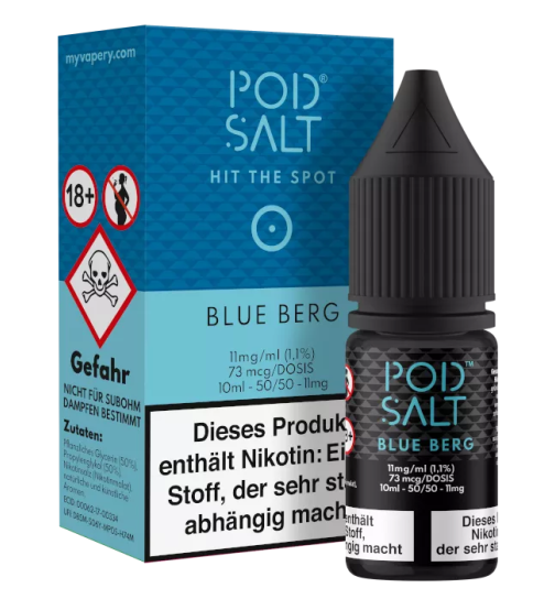 Pod Salt Nikotinsalz Liquid 10ml 20mg - Blue Berg
