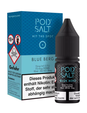 Pod Salt Nikotinsalz Liquid 10ml 20mg - Blue Berg