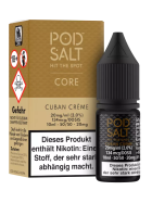 Pod Salt Nikotinsalz Liquid 10ml 20mg - Core Cuban Creme