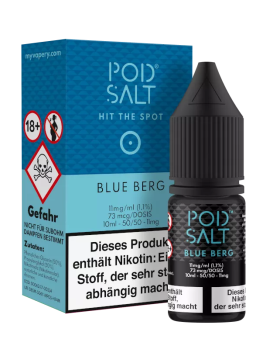 Pod Salt Nikotinsalz Liquid 10ml 11mg - Blue Berg