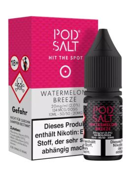 Pod Salt Nikotinsalz Liquid 10ml - Watermelon Breeze 11mg
