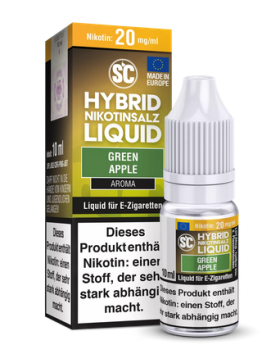 SC Hybrid Nikotinsalz Liquid 10ml -10mg - Green Apple