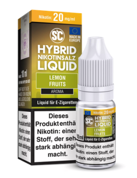 SC Hybrid Nikotinsalz Liquid 10ml -10mg - Lemon Fruits