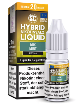 SC Hybrid Nikotinsalz Liquid 10ml -10mg - Mix Mint