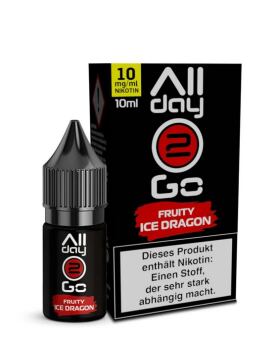 Allday2Go Hybrid Nikotinsalz Liquid 10ml - Fruity Ice...