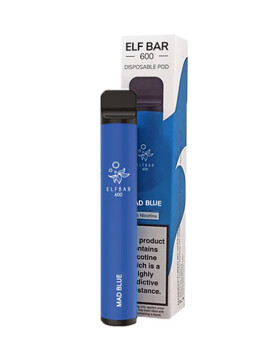 Elf Bar 600 Einweg Vape - Mad Blue