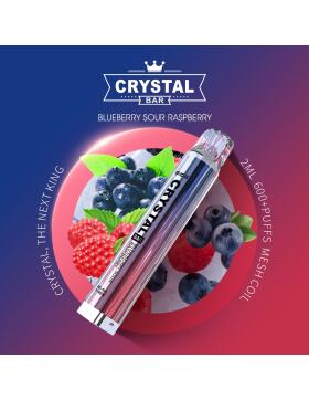 SKE Crystal Bar 600 Einweg Vape - Blueberry Sour Raspberry