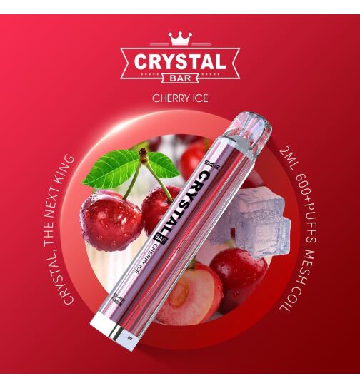 SKE Crystal Bar 600 Einweg Vape - Cherry Ice