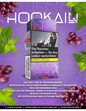Hookain Tobacco 25g - Purple Lean
