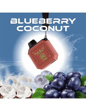 Magic Puff Turbo Einweg Vape - Blueberry Coconut