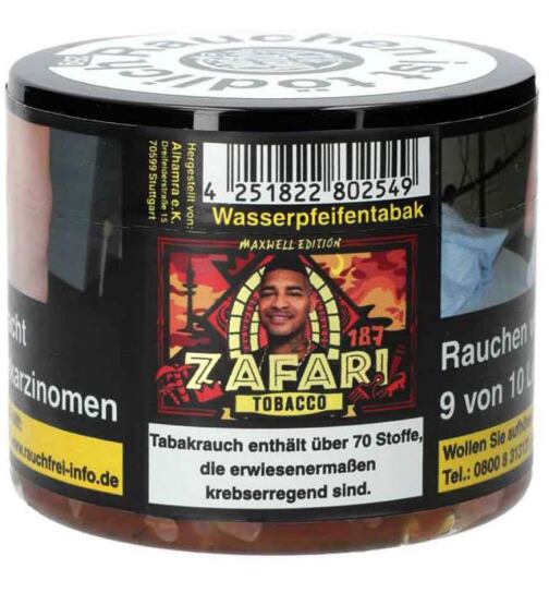 187 Tobacco Tabak 25g - Zafari